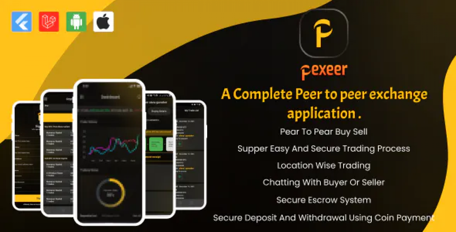 Pexeer - A Complete Peer to Peer Cryptocurrency Flutter ...
