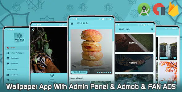 Wall Hub - Android Wallpapers App - Admob FAN - Nulled